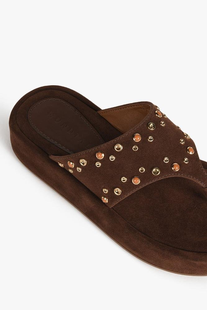 Tamanco Feminino Flatform Mundial Elisete Café 2