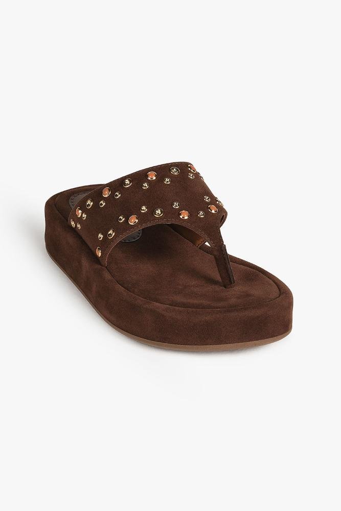 Tamanco Feminino Flatform Mundial Elisete Café 4