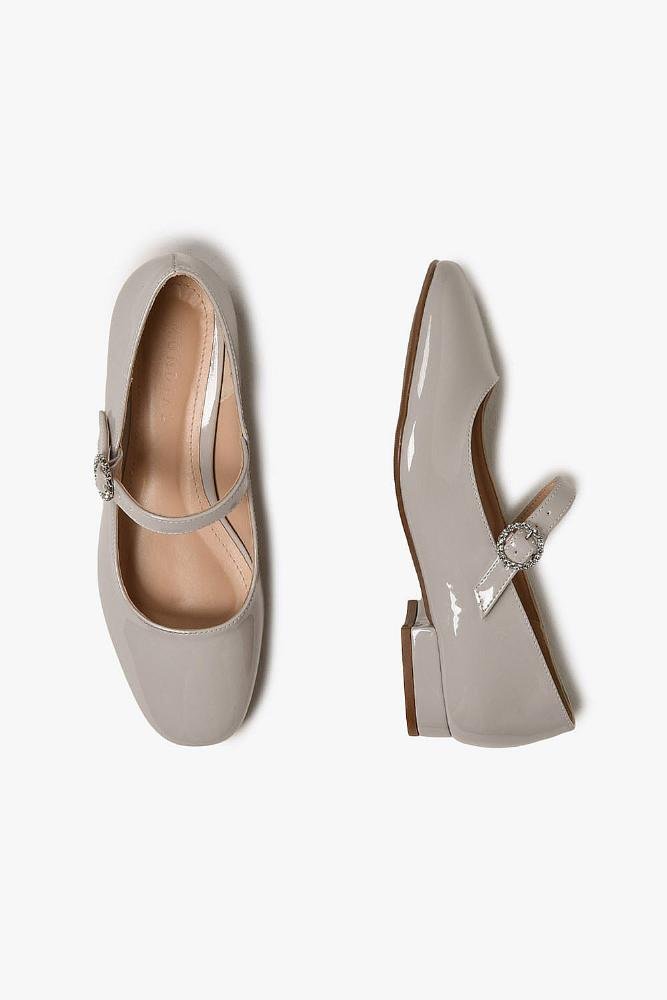 Sapato Feminino De Boneca Mundial Noemia Off White 3