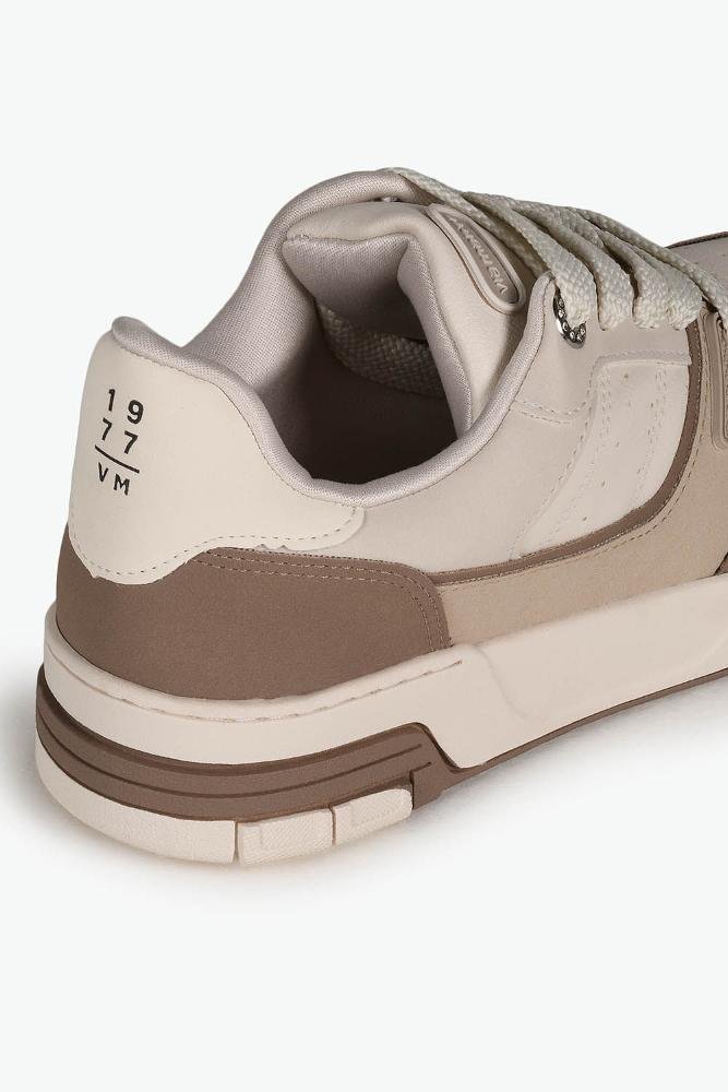 Tênis Feminino Plataforma Via Marte Valdisia Cinza/Marrom 8