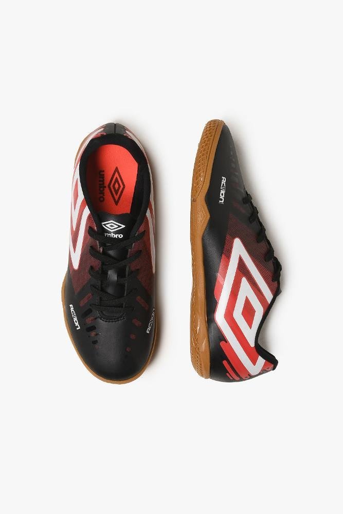 Chuteira Masculina Futsal Umbro Action Preto 3