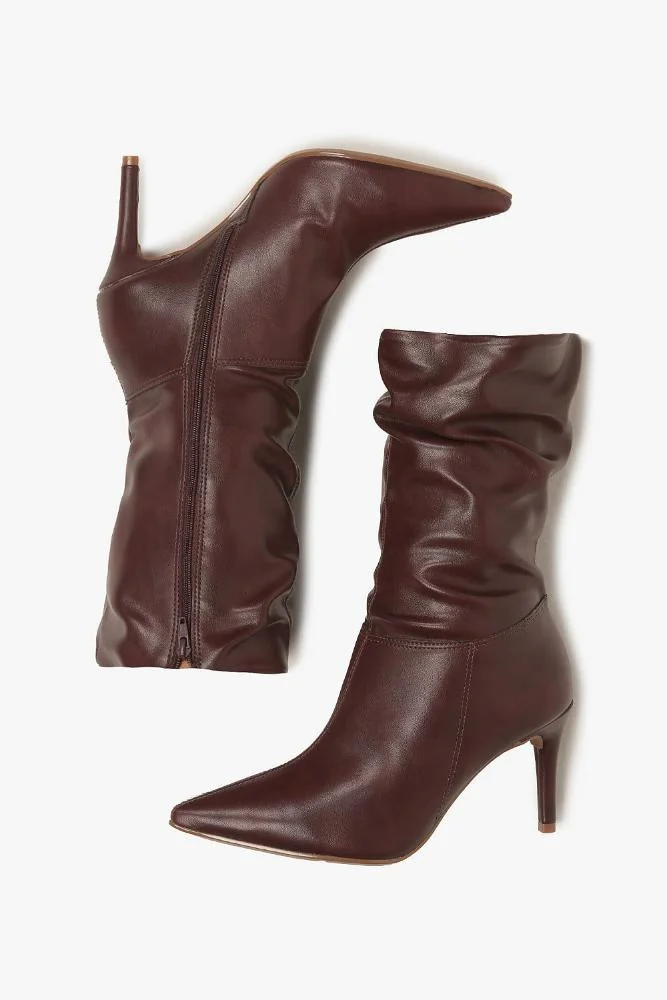 Bota Feminina Vizzano Elphaba Café 3