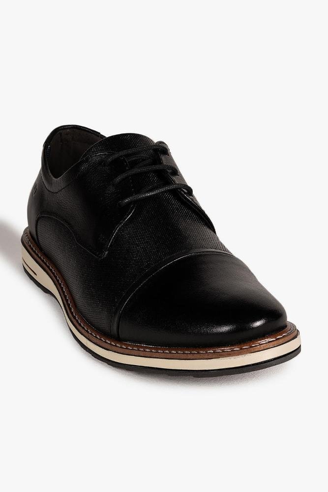 Sapato Casual Masculino Democrata Metropolitan Oliver Preto 4