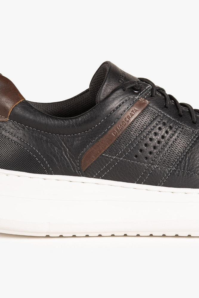 Tênis Masculino Democrata Denim Joe Ultra Light Preto 3