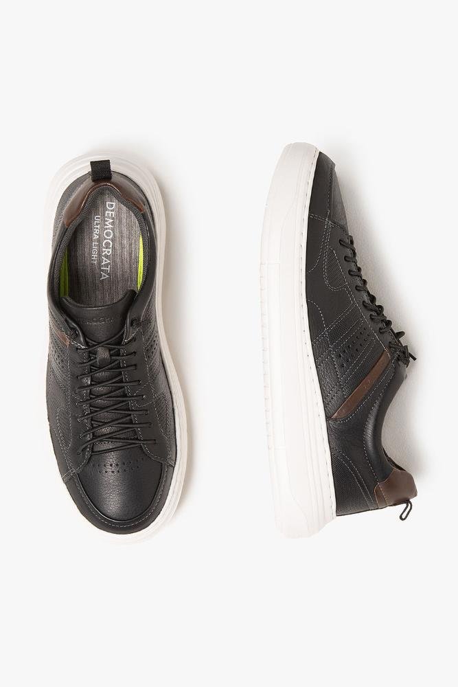 Tênis Masculino Democrata Denim Joe Ultra Light Preto 6
