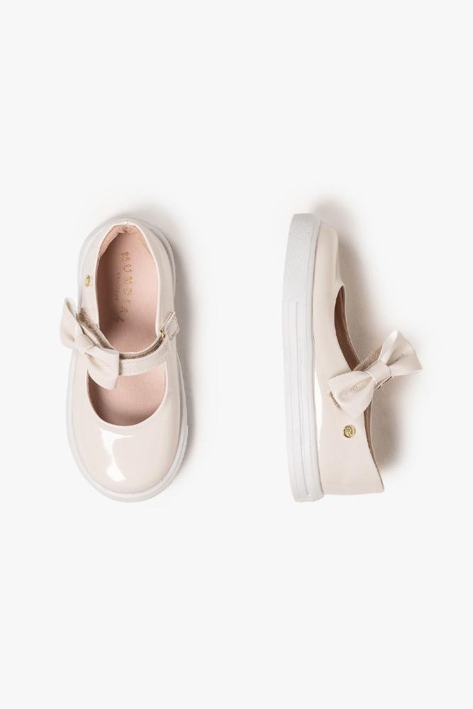 Sapatilha Baby Infantil Boneca Mundial Marin Off White 5