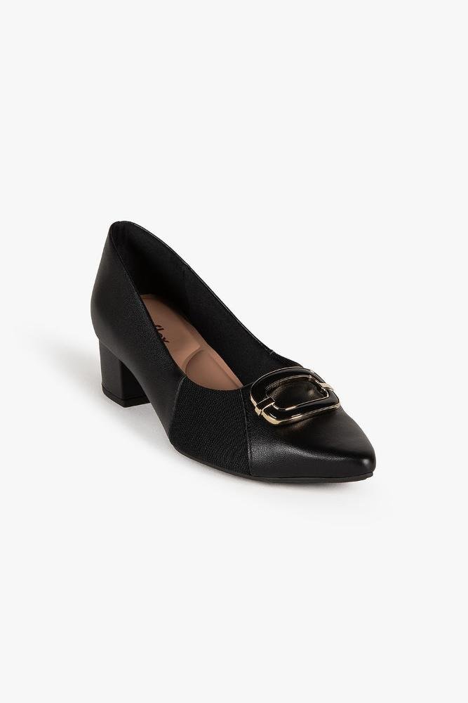 Conforto Feminino Alto Médio Usaflex Antonia Preto 4