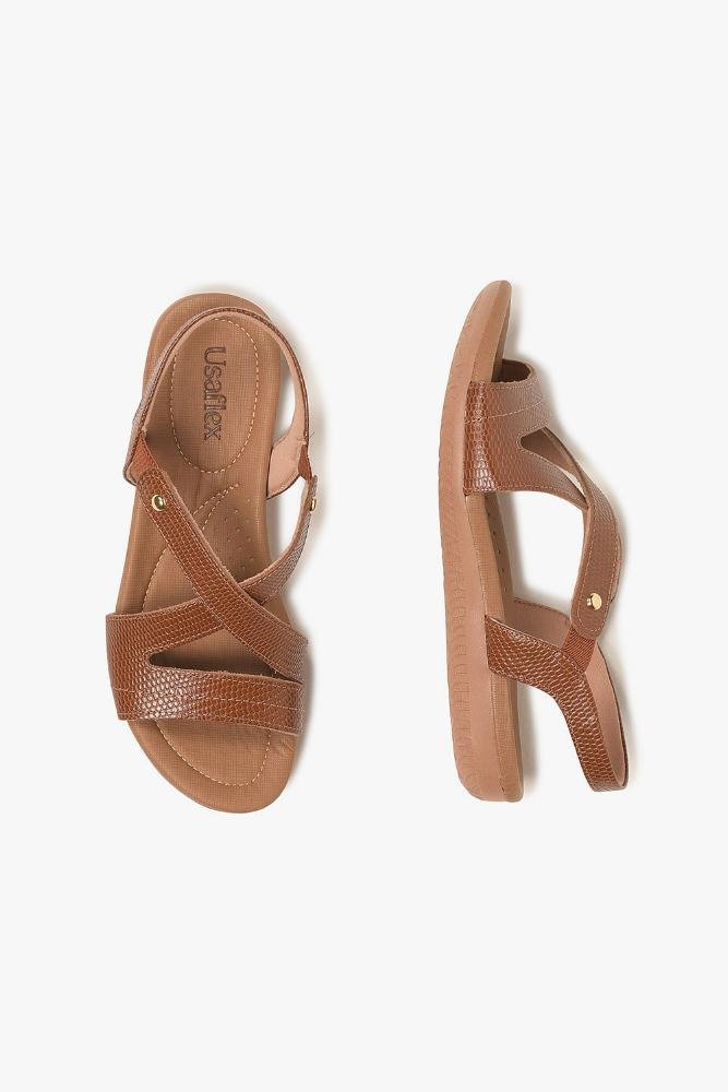 Conforto Feminino Usaflex Guida Caramelo 3
