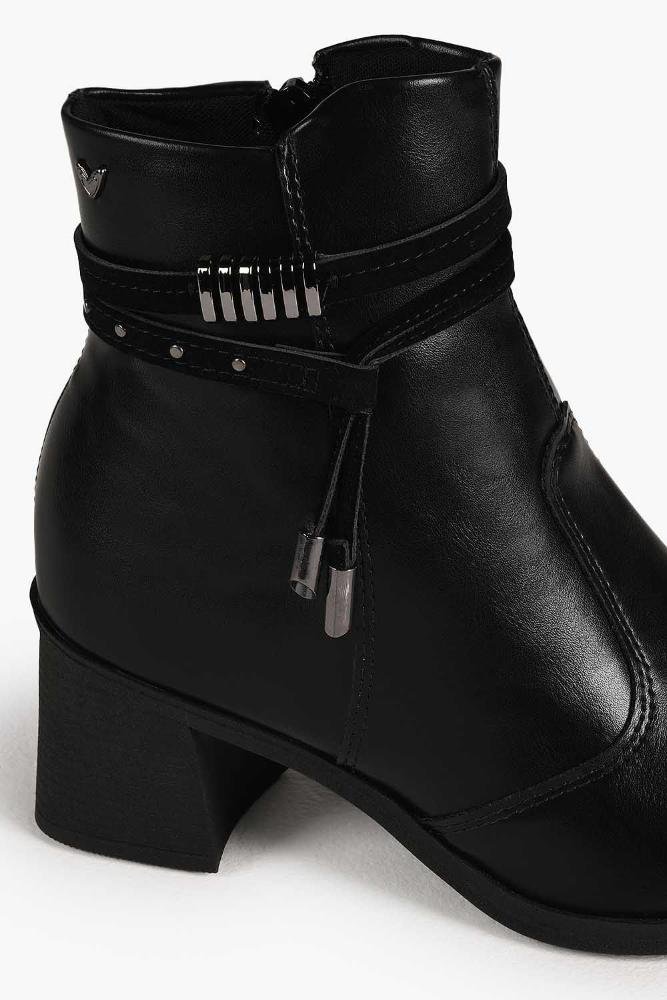 Bota Feminina Cano Curto Mississipi Leticia Preto 2