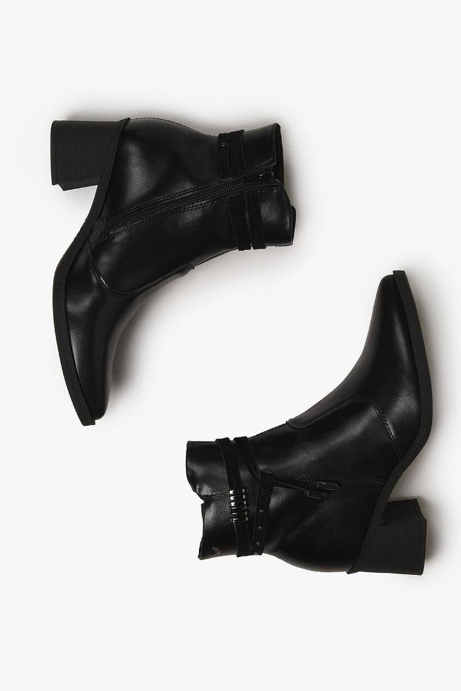 Bota Feminina Cano Curto Mississipi Leticia Preto 3