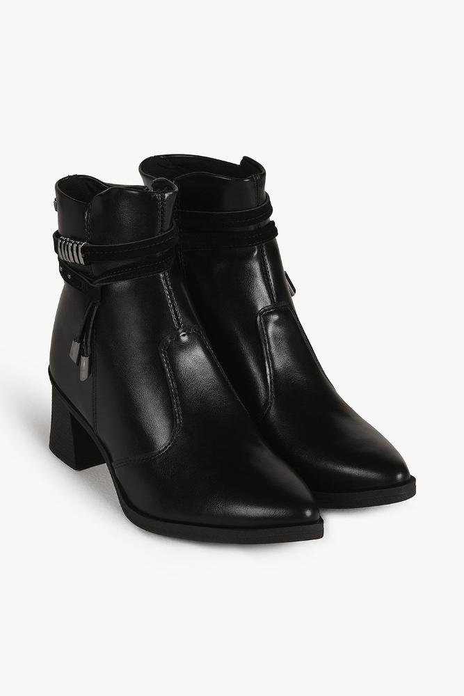 Bota Feminina Cano Curto Mississipi Leticia Preto 4