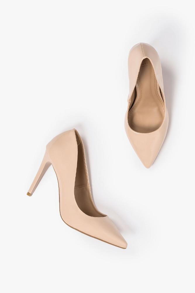 Scarpin Feminino Salto Alto Mundial Jayne Bege 3