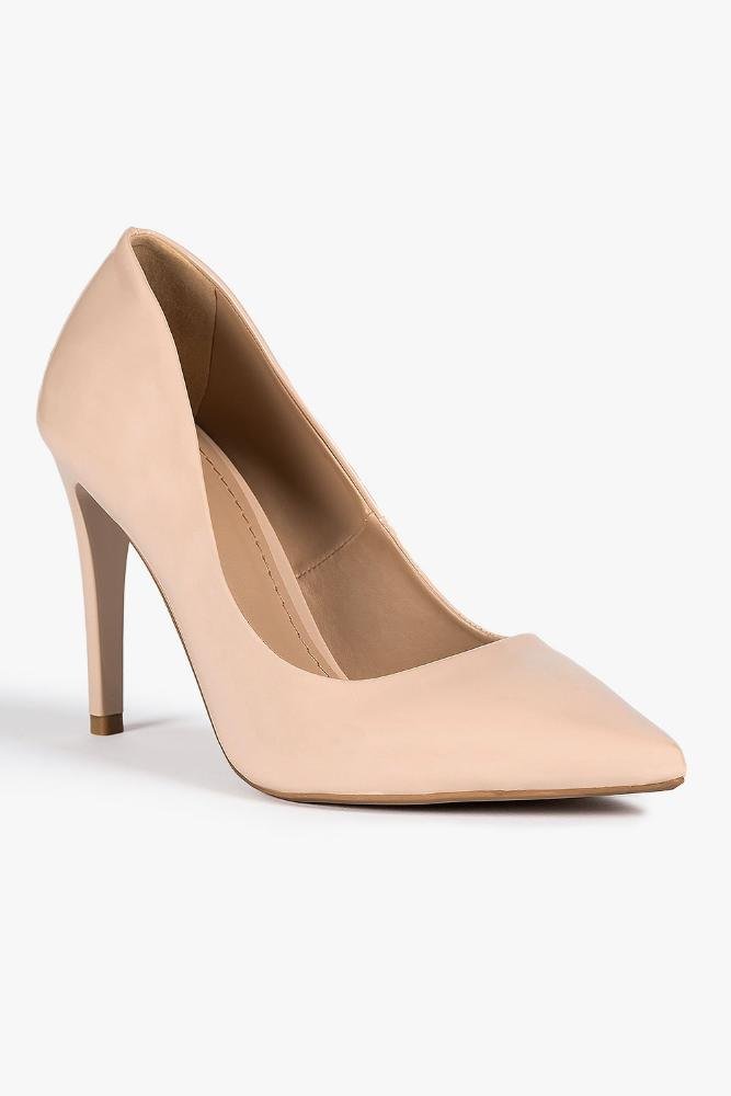Scarpin Feminino Salto Alto Mundial Jayne Bege 4