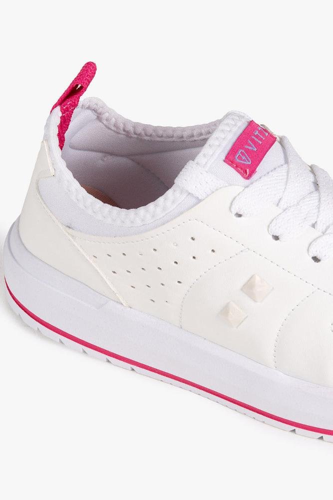 Tênis Casual Infantil Vitz Saria Branco 2