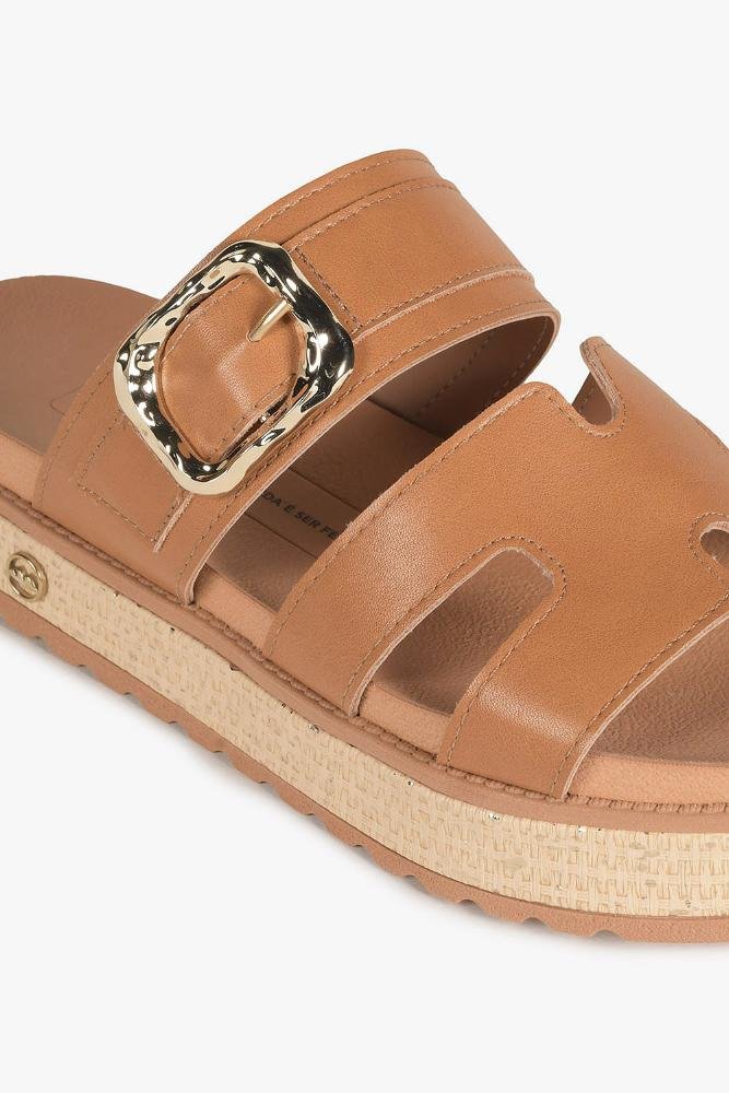 Papete Feminino Plataforma Dakota Adrienne Marrom 2