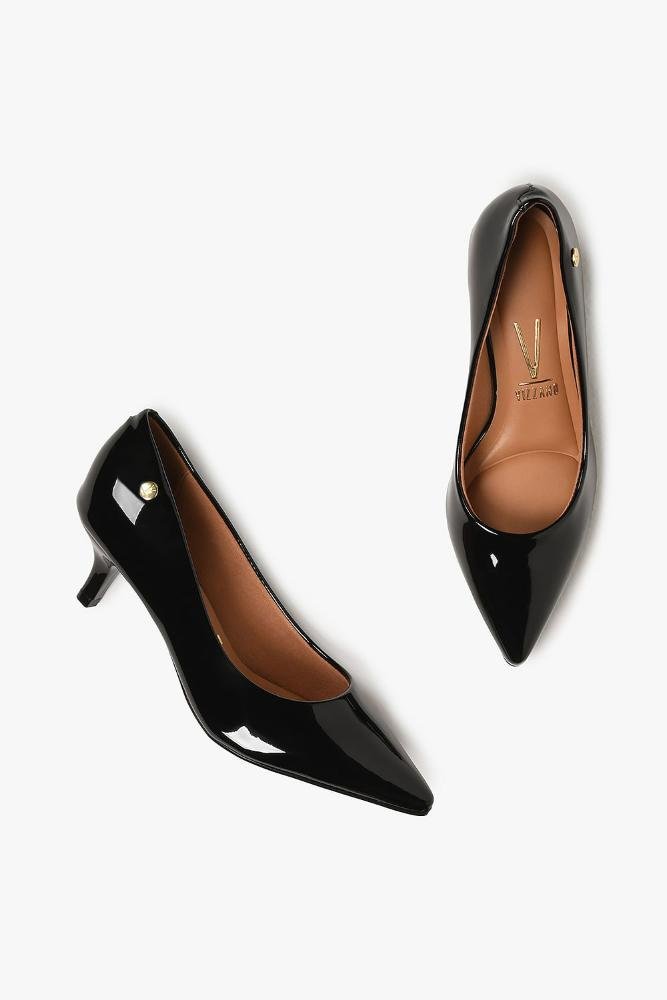 Scarpin Feminino Salto Médio Vizzano Elizangela Preto 3