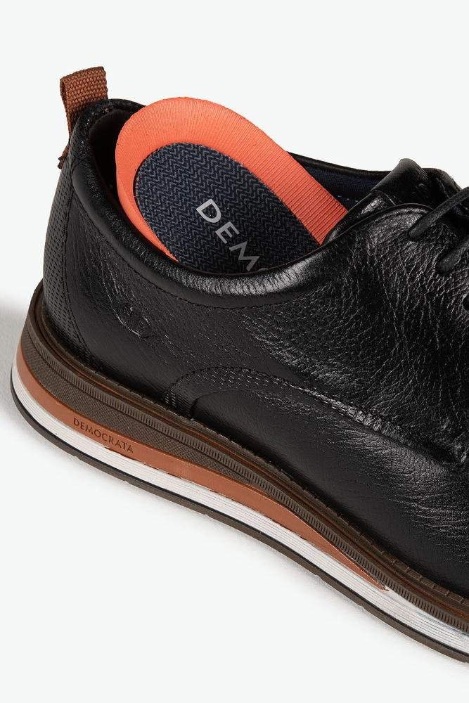 Sapato Casual Masculino Democrata Metropolitan Type Preto 2