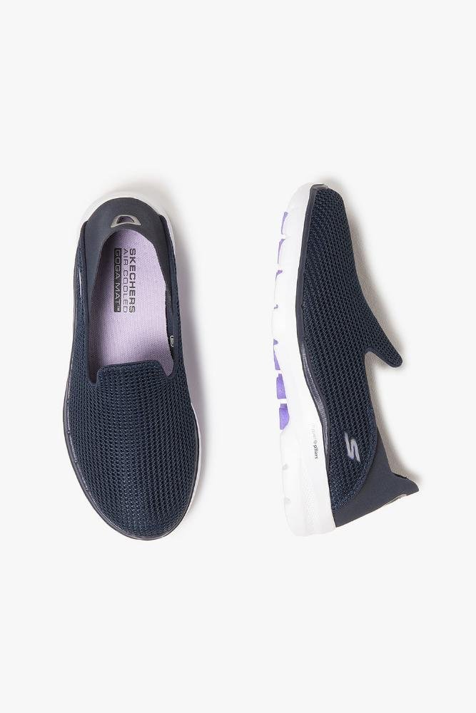 Tênis Skechers Go Walk 6 Feminino Azul Marinho 5