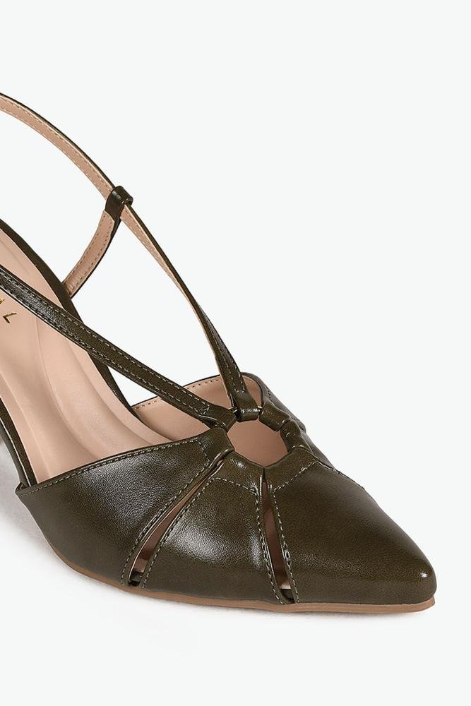 Scarpin Feminino Slingback Mundial Paola Verde 2