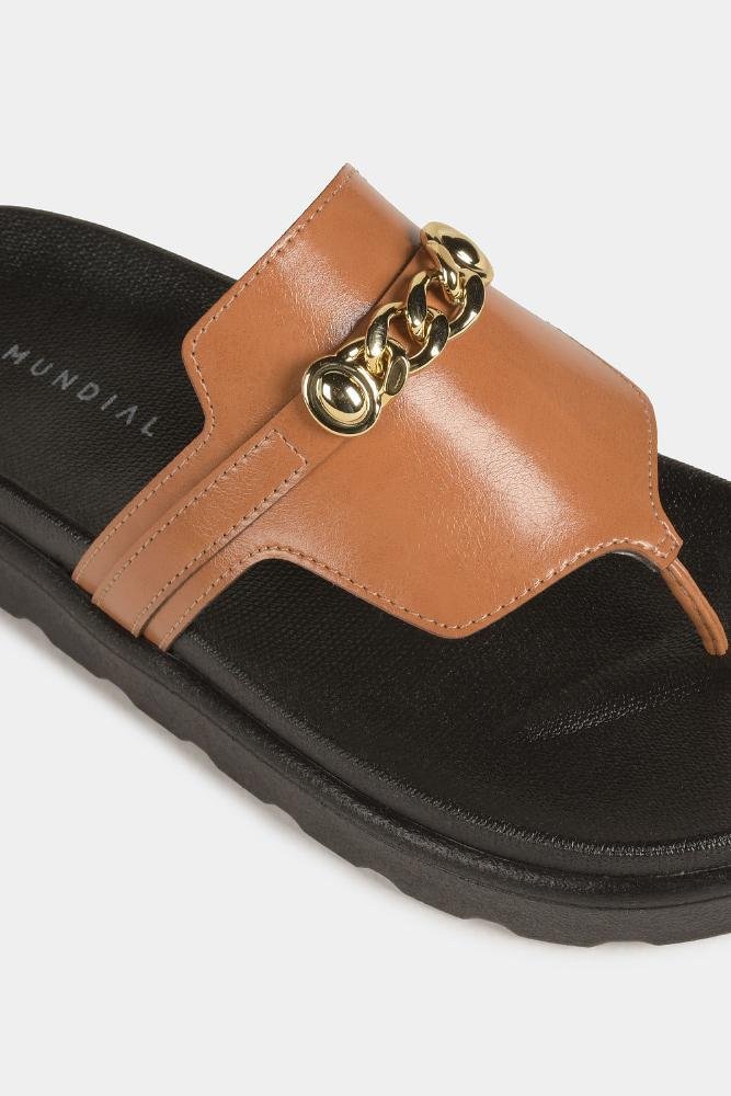 Papete Feminino Mundial Meira Caramelo 3