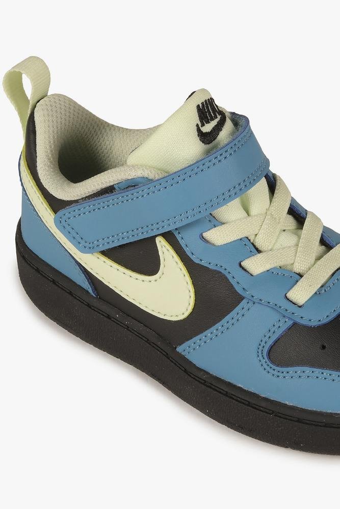 Tênis Nike Court Borough Low Recraft Infantil Azul/Preto 2