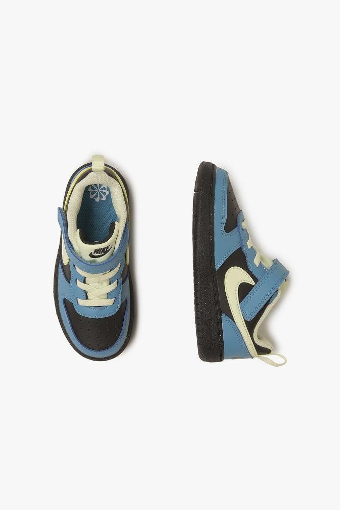 Tênis Nike Court Borough Low Recraft Infantil Azul/Preto 3