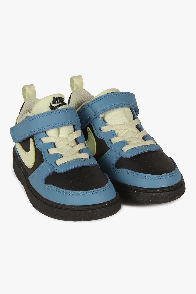 Tênis Nike Court Borough Low Recraft Infantil Azul/Preto 4