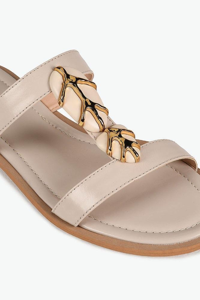 Rasteira Feminina Mundial Taynara Off White 2