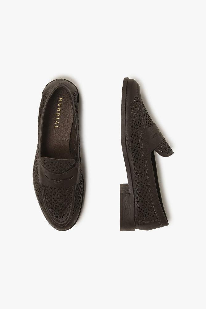 Mocassim Feminino Mundial Alcione Café 3