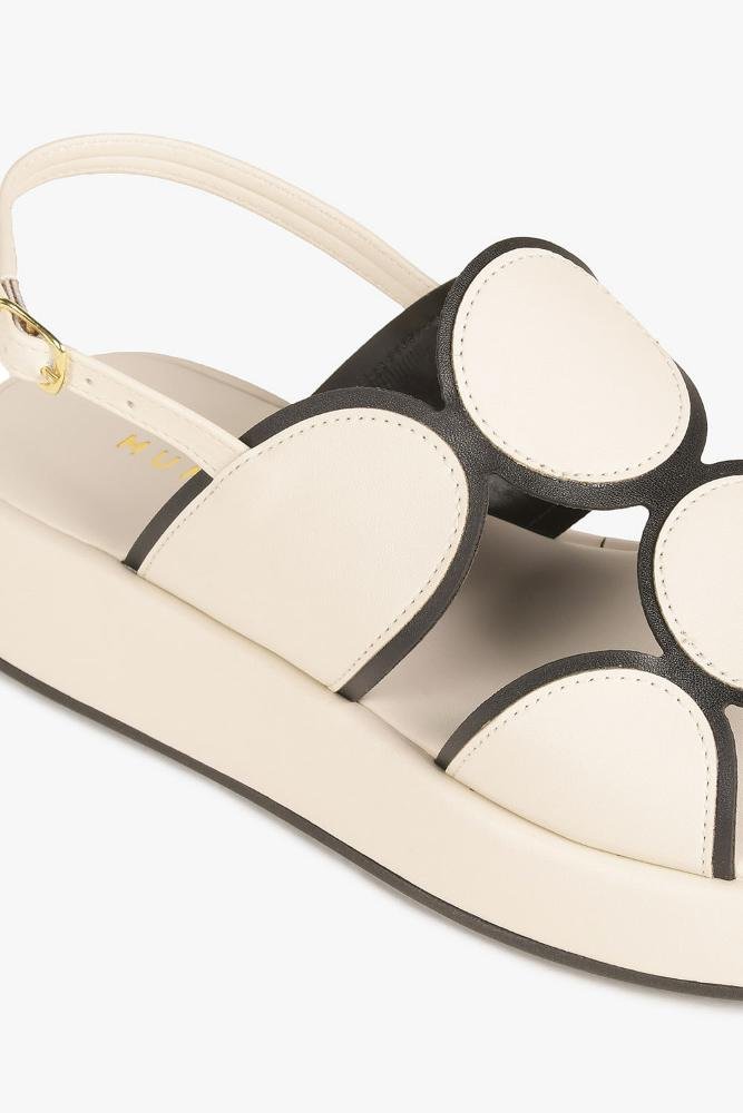 Sandália Feminina Flatform Mundial Molly Off White 2