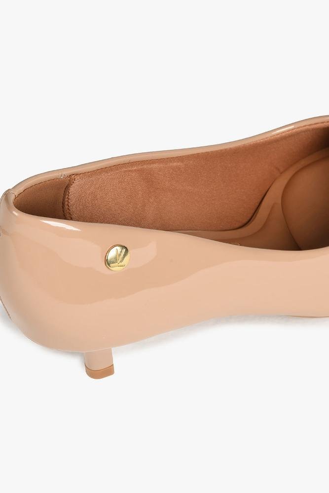 Scarpin Feminino Salto Médio Vizzano Elizangela Bege 2
