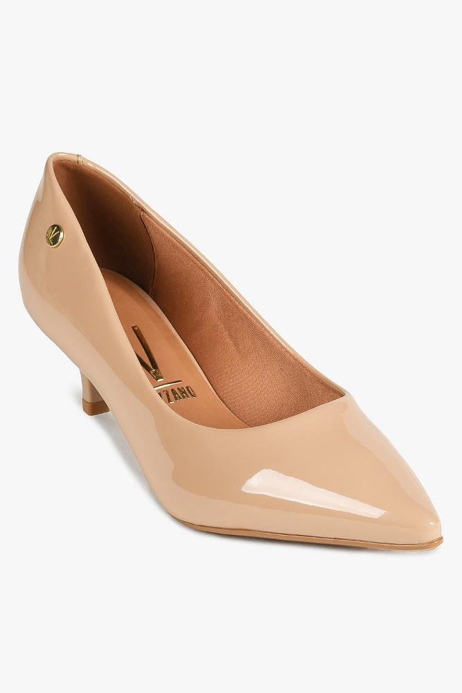 Scarpin Feminino Salto Médio Vizzano Elizangela Bege 4