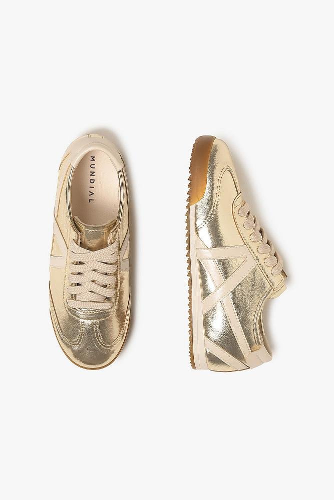 Tênis Feminino Casual Mundial Paiva Dourado 3