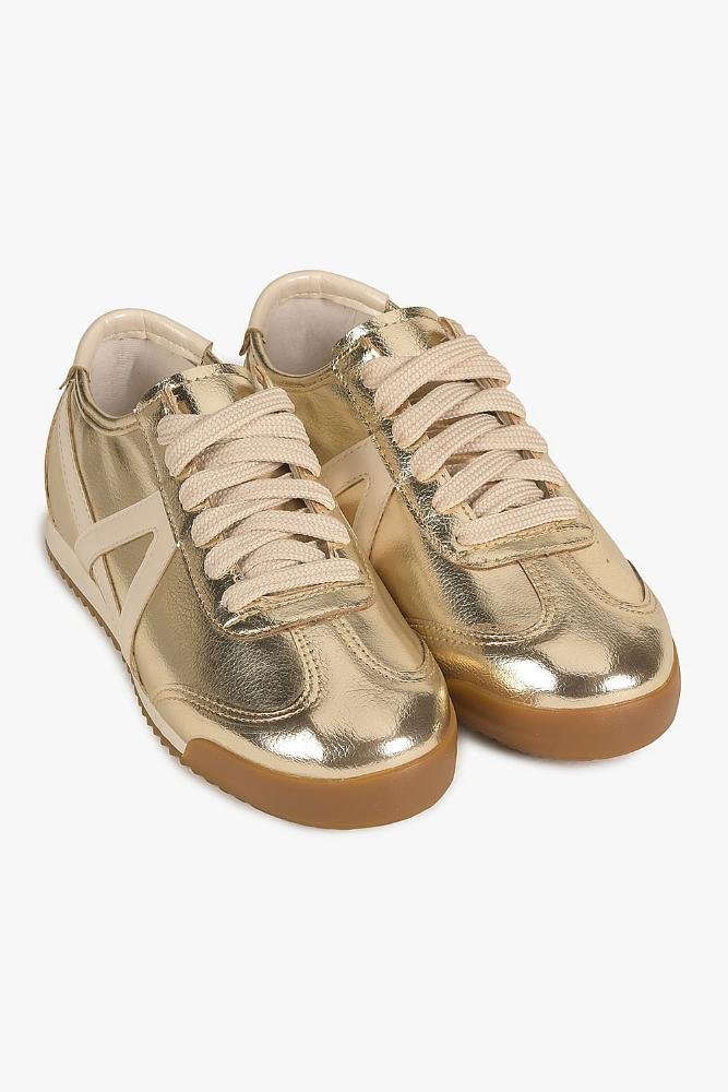 Tênis Feminino Casual Mundial Paiva Dourado 4