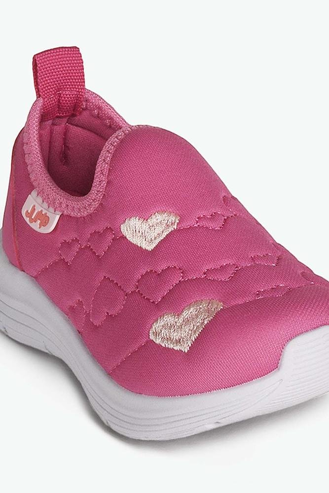 Tênis Infantil Slip On Jump Happy Luly Rosa 2