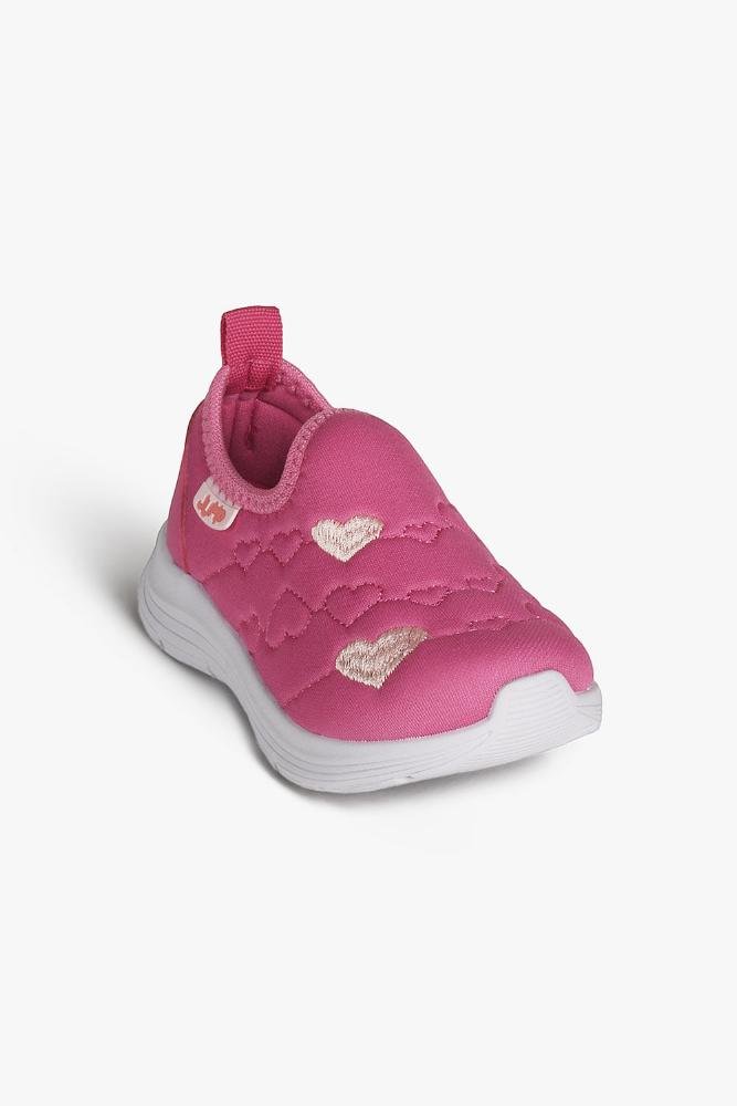 Tênis Infantil Slip On Jump Happy Luly Rosa 4