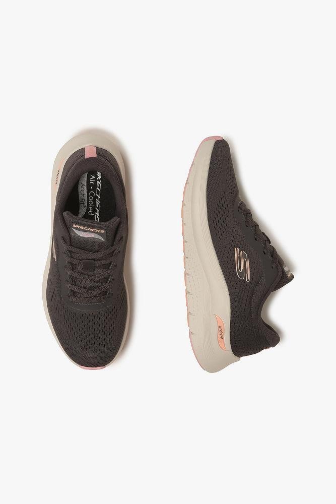 Tênis Skechers Arch Fit 2.0 Big League Feminino Cinza Escuro 3
