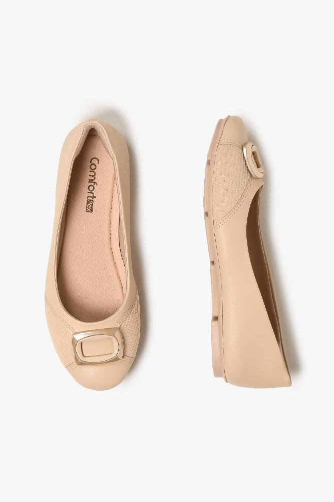 Conforto Feminino Comfortflex Celia Bege 3