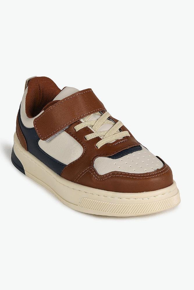 Sapatênis Infantil Sound By Zotto Zipp Off White/Marrom 4