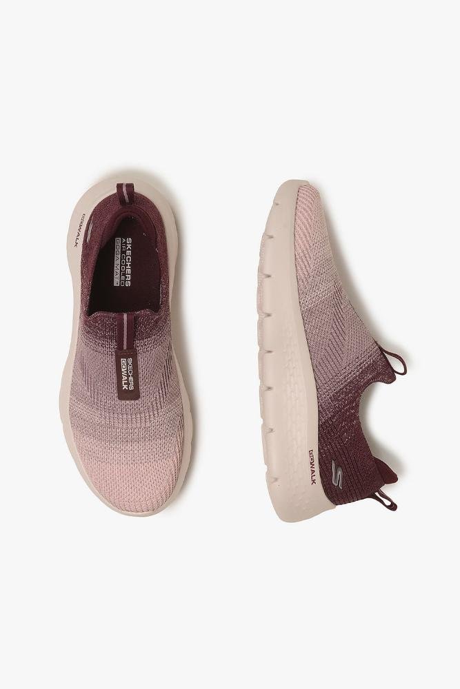 Tênis Skechers Go Walk Flex Feminino Bordo 2