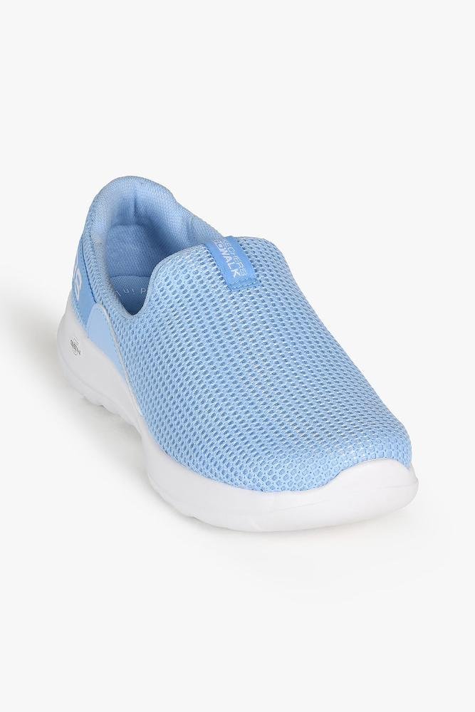 Tênis Skechers Slip On Go Walk Joy Feminino Azul 4