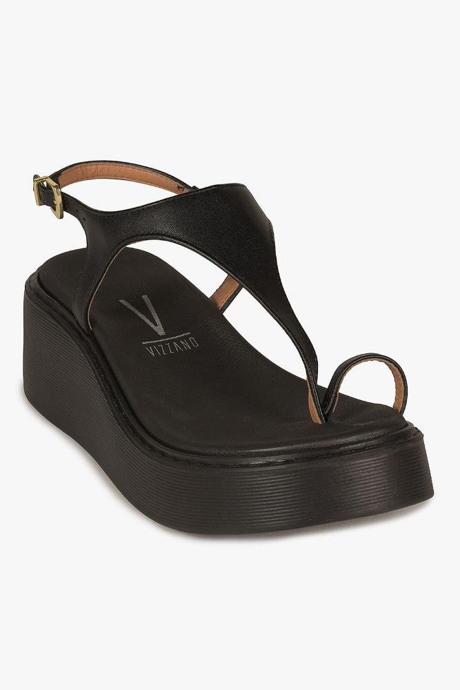 Sandália Feminina Flatform Vizzano Zelia Preto 4