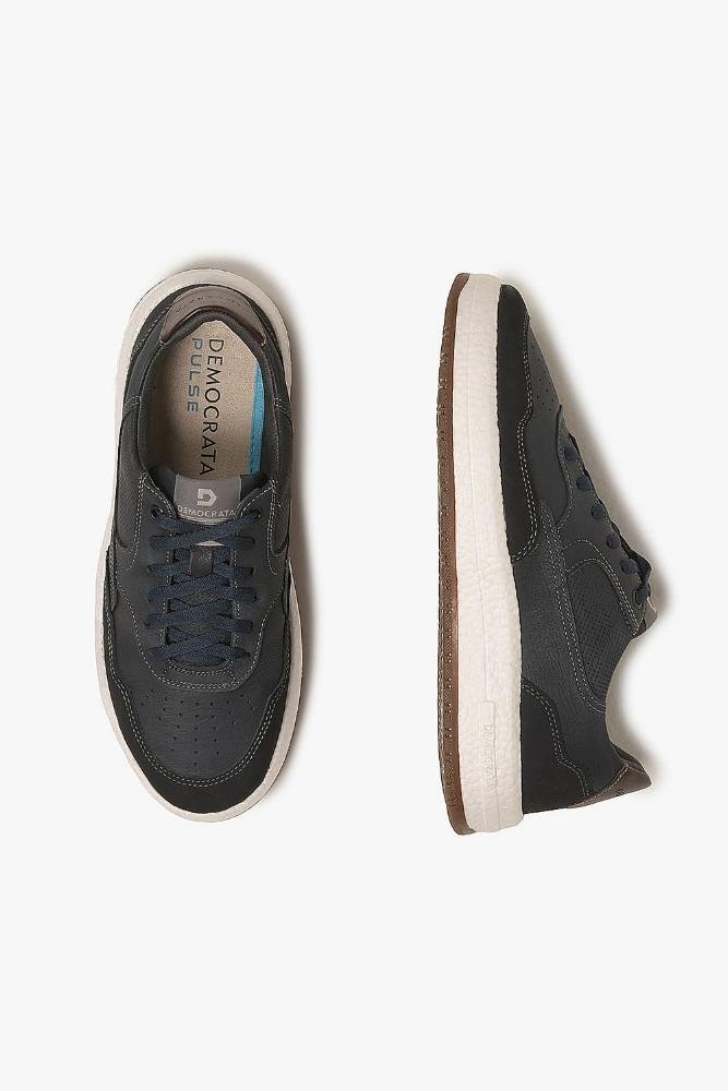 Sapatênis Masculino Democrata Denim Drake Pulse Azul Marinho 3