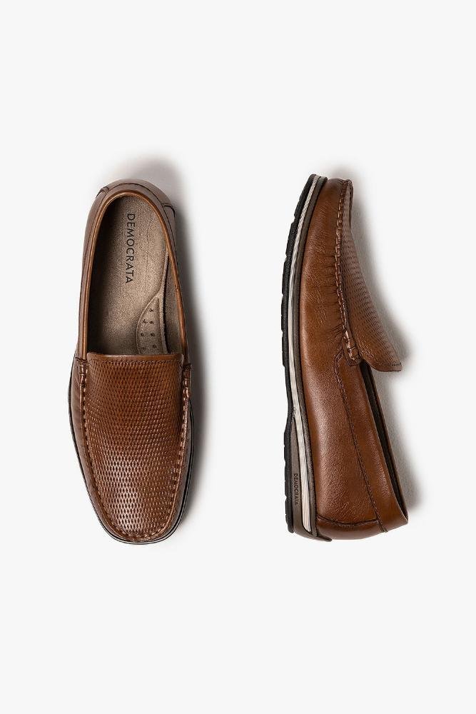 Mocassim Masculino Democrata Easy Ted Caramelo 3