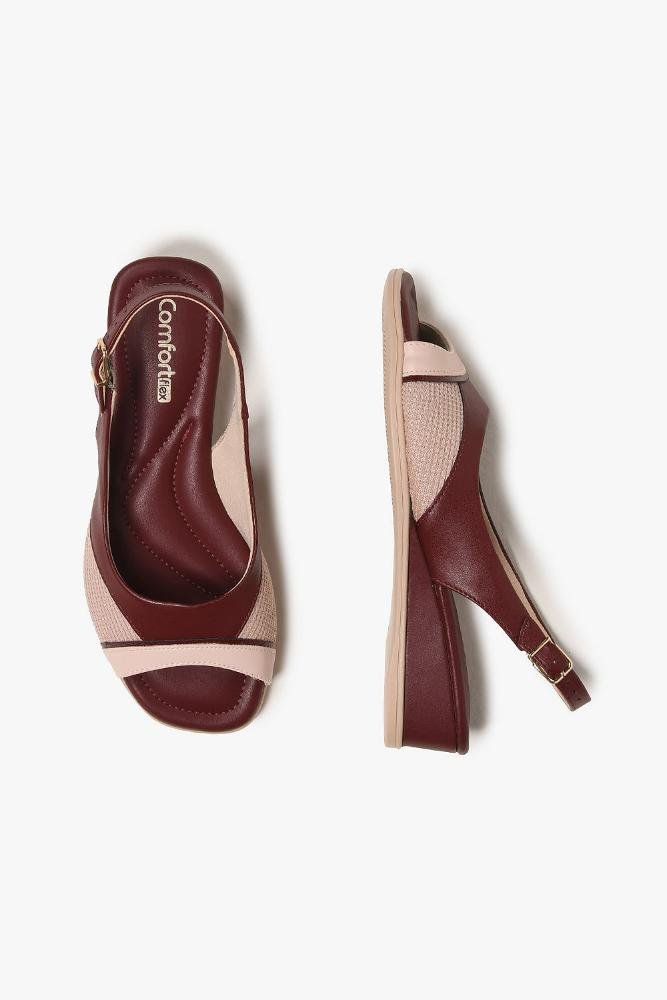 Conforto Feminino Anabela Comfortflex Raissa Bordo 3