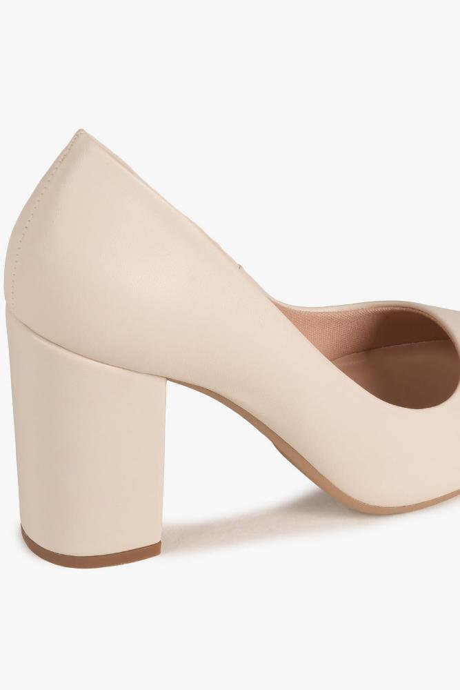 Sapato Feminino Salto Alto Mundial Damiana Off White 4