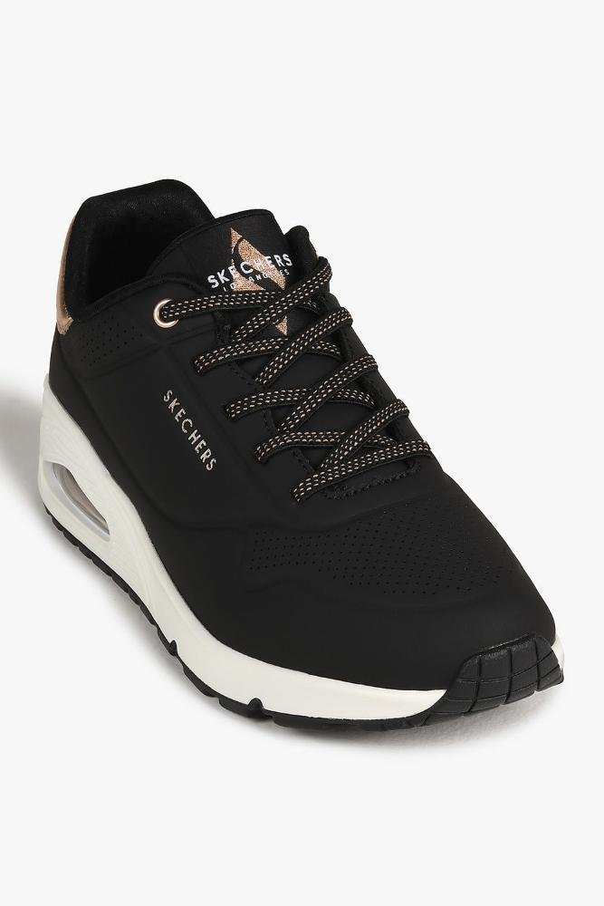 Tênis Skechers Uno Shimmer Away Feminino Preto 4