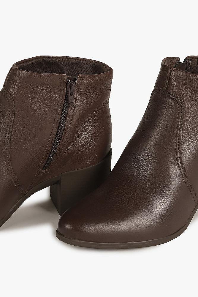 Bota Feminina Cano Curto Bottero Oaken Marrom 2
