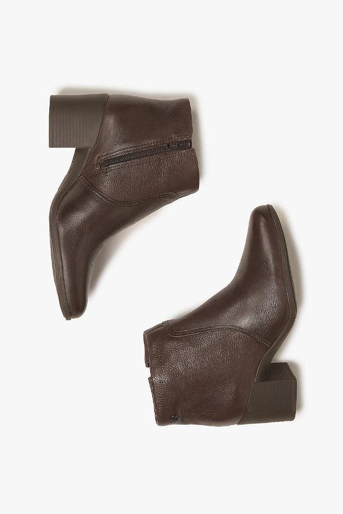 Bota Feminina Cano Curto Bottero Oaken Marrom 3