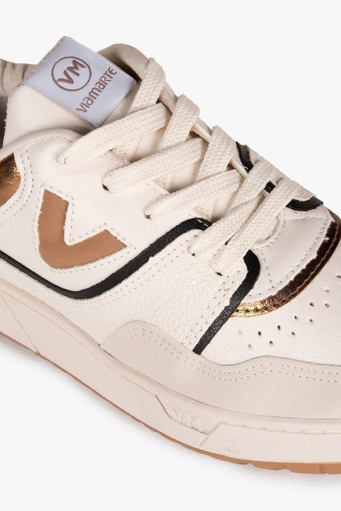 Tênis Feminino Plataforma Via Marte Kitty Off White 2